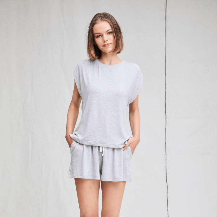 Conjunto Lucia short corto y polera sin manga - Parsons
