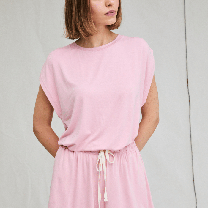 Conjunto Lucia short corto y polera sin manga - Parsons