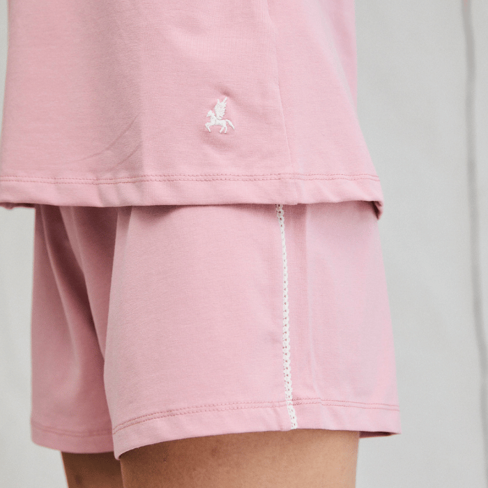 Pijama Corto Valentina Short y Polera de Tirantes de Algodón en Tres Colores - Parsons