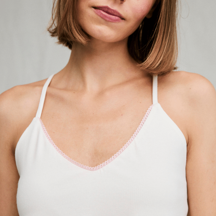 Pijama Corto Valentina Short y Polera de Tirantes de Algodón en Tres Colores - Parsons