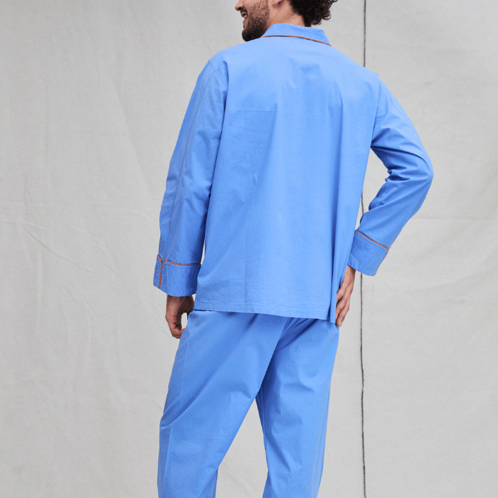 Pijama Hombre de 2 Piezas Camisa y Pantalón con Amarra - Parsons