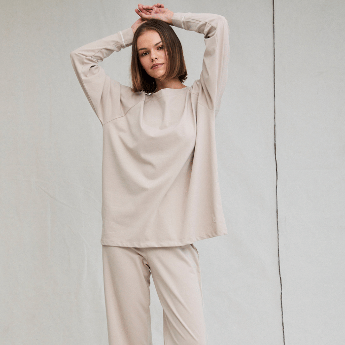 Pijama Pantalón y Polera Manga Larga en Tres Colores - Parsons