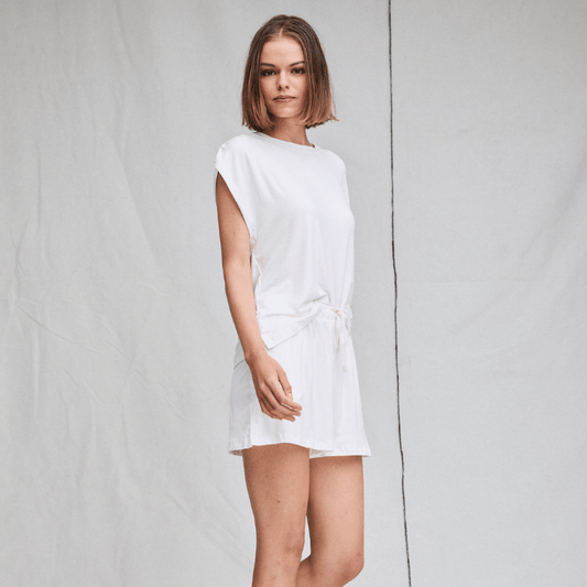 Conjunto Lucia short corto y polera sin manga - Parsons