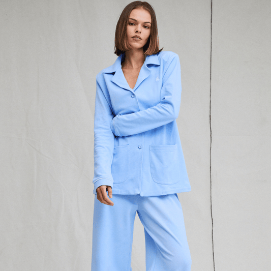 Pijama de Piqué Chaqueta y Pantalón - Parsons