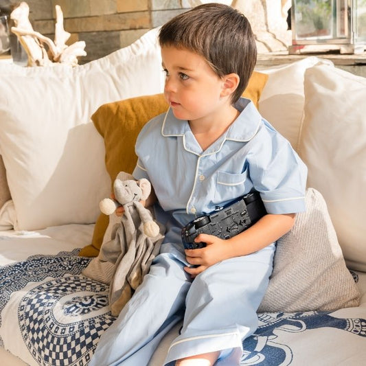 Pijama de niño Sebastián Pantalón y Camisa Manga Corta de Algodón - Parsons