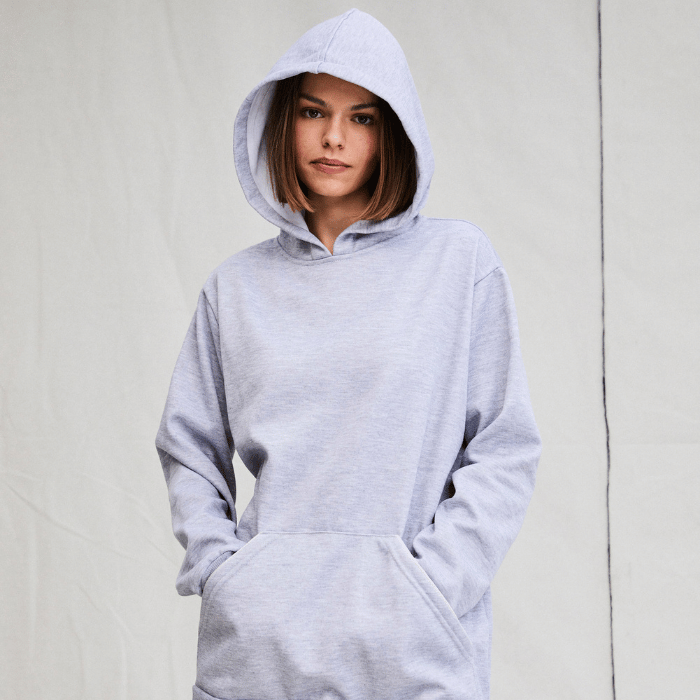 Polerón de Algodón con Capucha  en Gris o Blanco - Parsons
